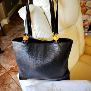 Gianni Versace Leather Tote